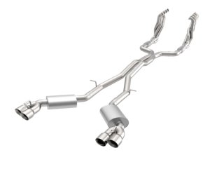 Chevrolet Camaro Performance Exhaust - Kooks Headers - Cat Back with Quad Tips - Polished - `16-`24